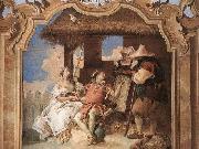 TIEPOLO, Giovanni Domenico Angelica and Medoro with the Shepherds Germany oil painting artist